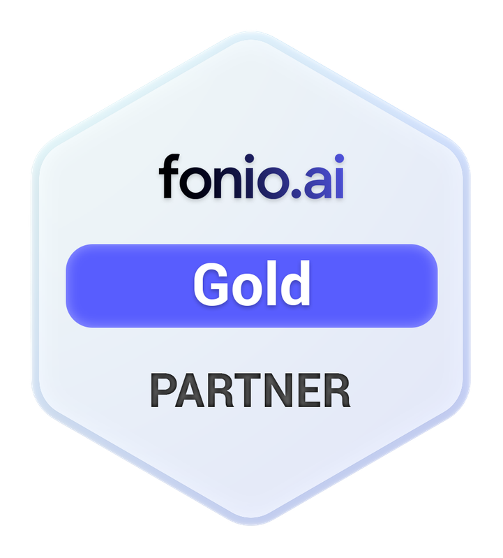 Fonio.ai Auszeichnung als Goldpartner