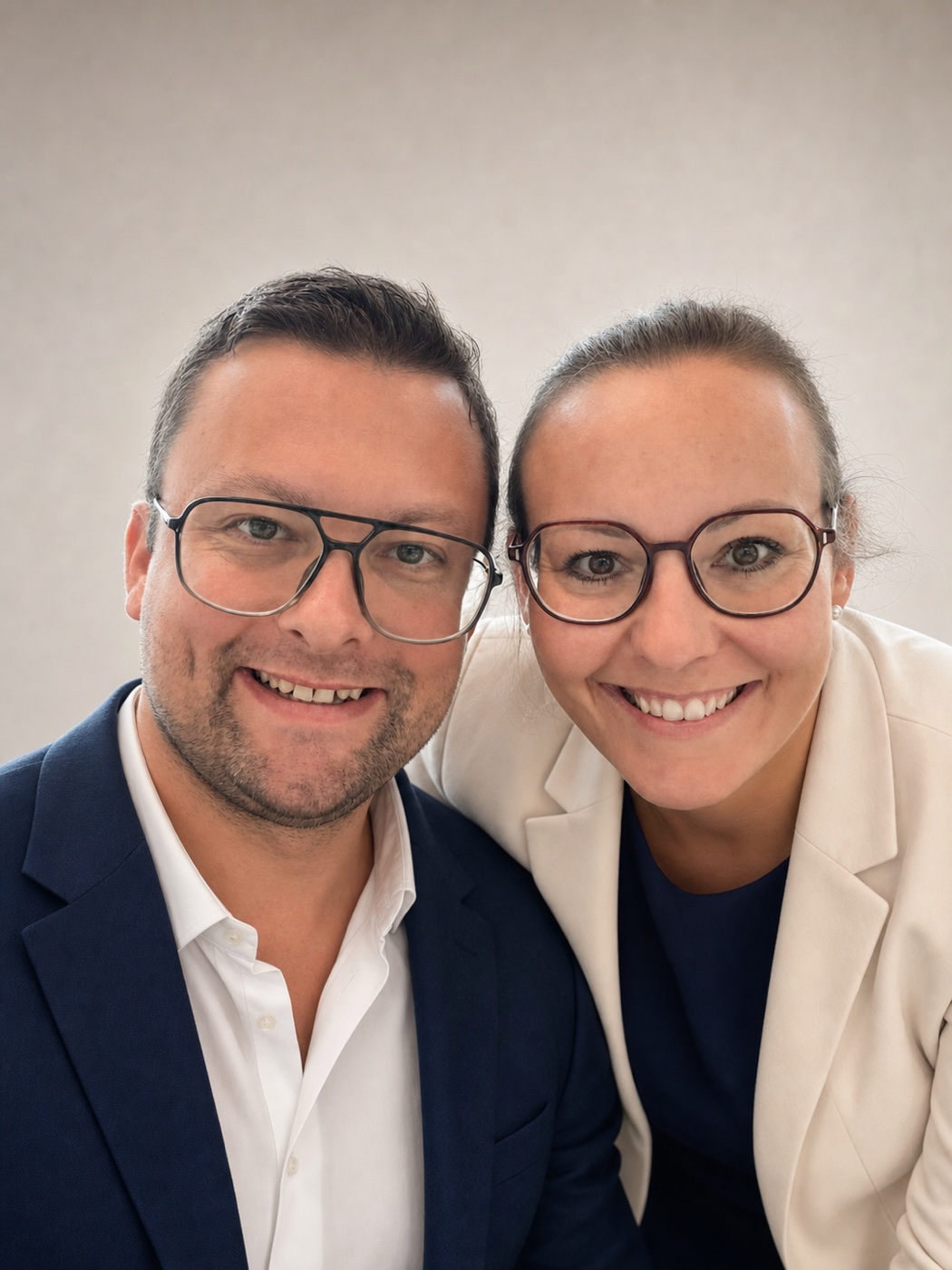Markus und Verena Steiner gemeinsam im Studio